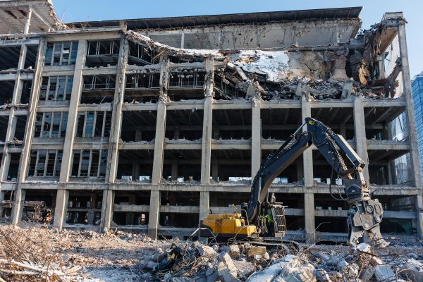 Commercial Building Demolition in Hampton