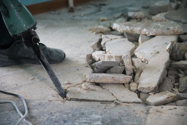 Cement Slab Removal in Hampton