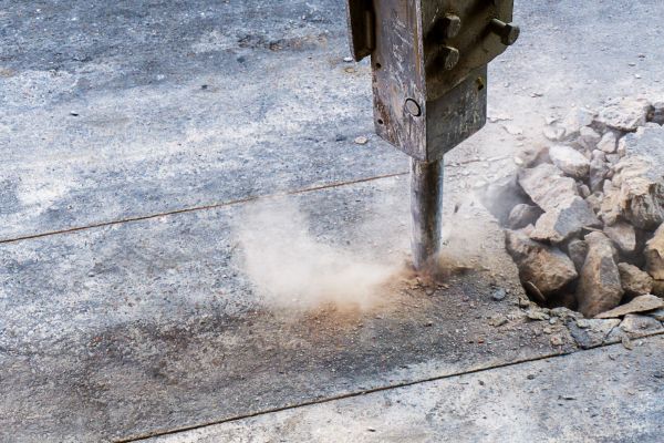 Concrete Patio Removal in Hampton