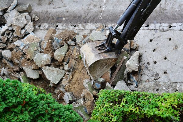 Concrete Pathway Removal in Hampton